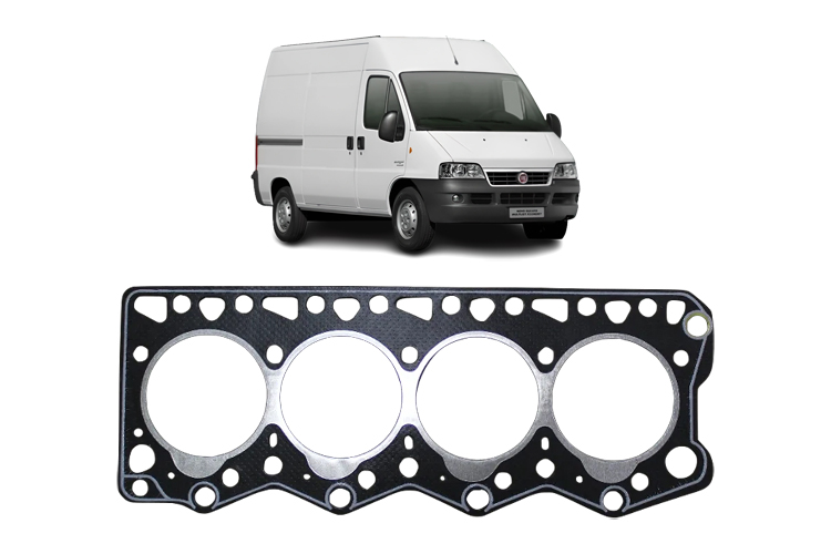 Junta Cabeçote Fiat Ducato 2.8 8v Turbo Fibra 4 Piques